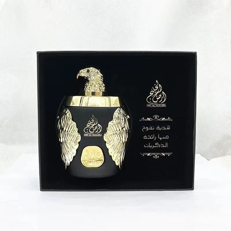 GHALA ZAYED Luxo Árabe Dubai Perfume Set Azul Profundo Unissex Carisma Perfume, Caixa de Presente Cabeça de Águia, de Longa Duração, Best Seller