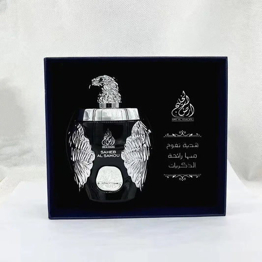 GHALA ZAYED Luxo Árabe Dubai Perfume Set Azul Profundo Unissex Carisma Perfume, Caixa de Presente Cabeça de Águia, de Longa Duração, Best Seller