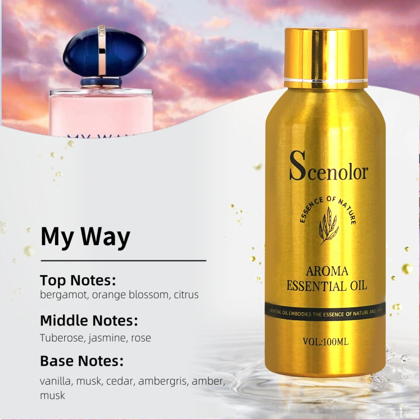 óleo essencial de fragrância de hotel.